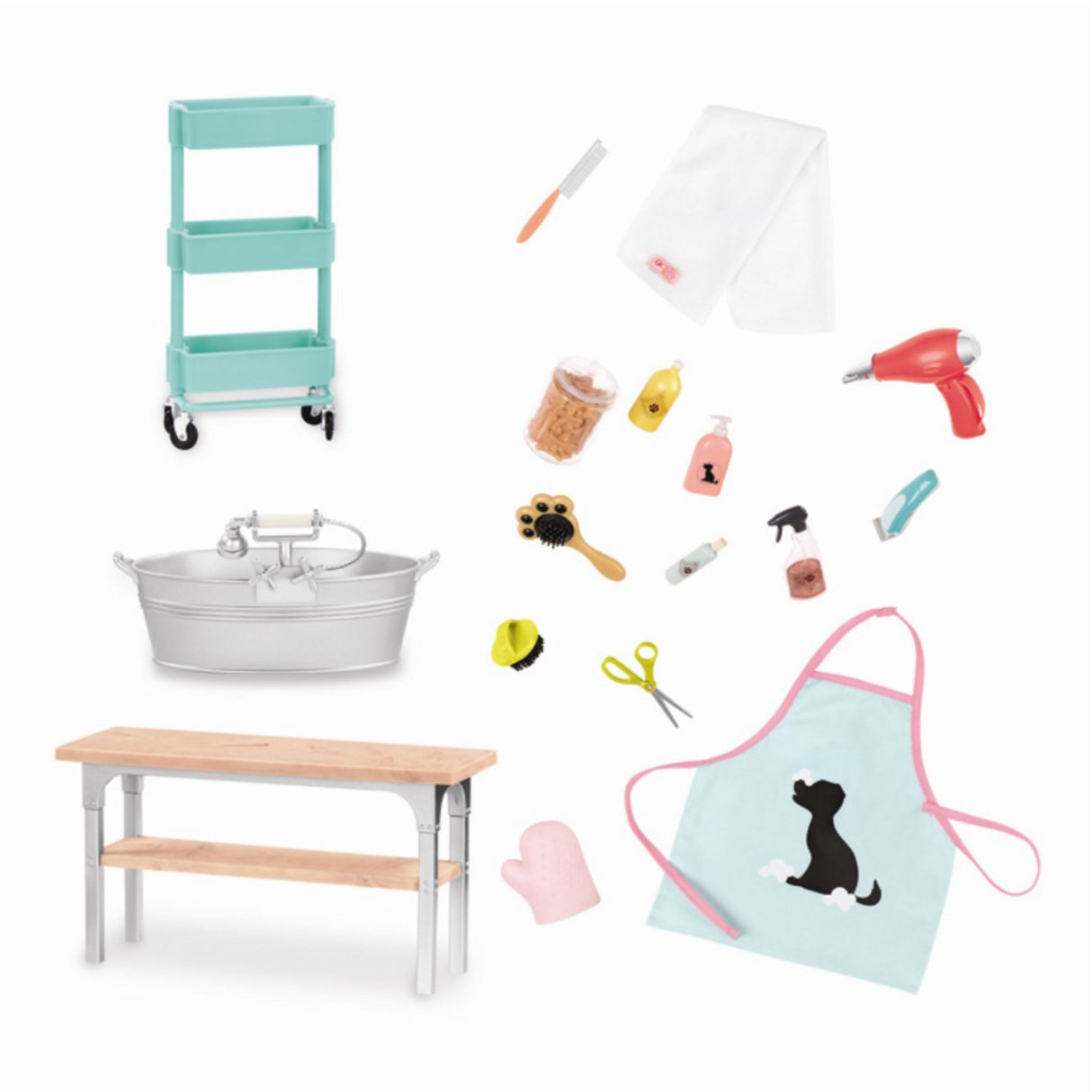 Our Generation Tillbehör Kæledyrs Plejesæt