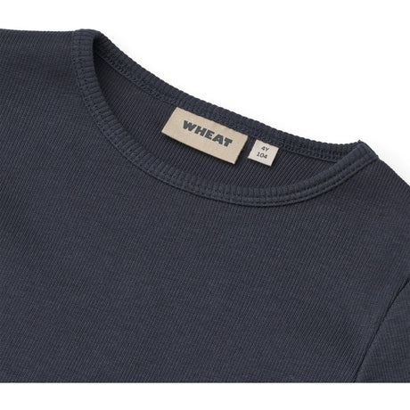 Wheat Navy Blus Ida