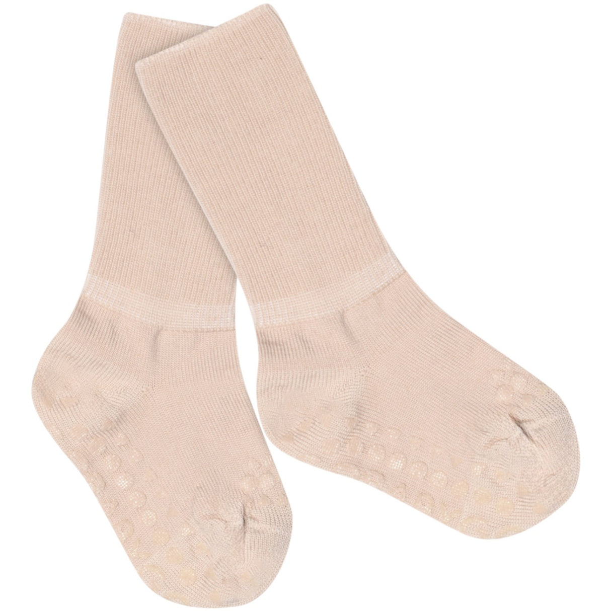 Gobabygo Rose Dust Non-Slip Strumpor I Merino Ull