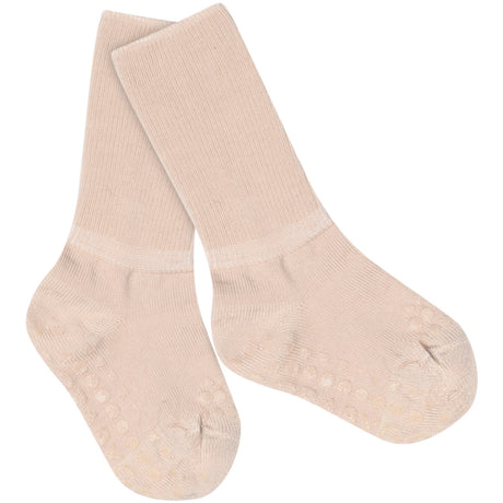 Gobabygo Rose Dust Non-Slip Strumpor I Merino Ull