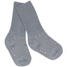 Gobabygo Stone Blue Non-Slip Strumpor I Merino Ull