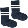 Gobabygo Navy Blue Non-Slip Sport Strumpor
