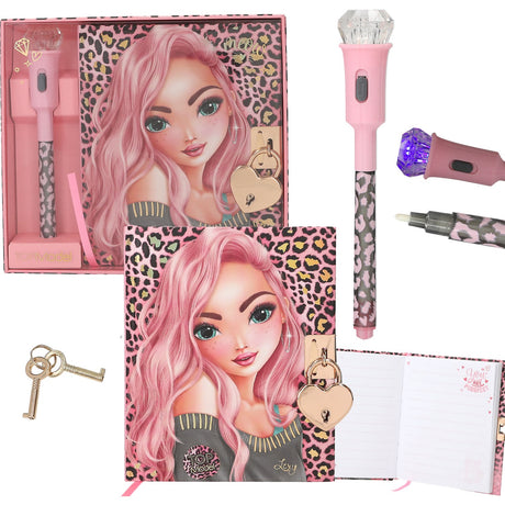 TOPModel Dagbok Med Secret Pen