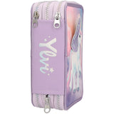 Ylvi Triple Pencil Case Med Appliquéd Wing