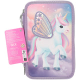 Ylvi Triple Pencil Case Med Appliquéd Wing