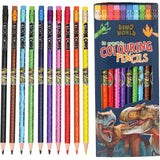 Dino World Erasable Colouring Pencils