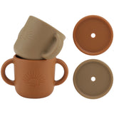 By Lille Vilde Iron & Earth Cups W/lids 2pcs