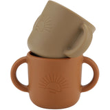 By Lille Vilde Iron & Earth Cups W/lids 2pcs