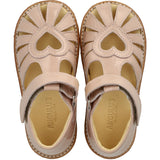 Angulus Rosebud Nybörjare Hjärta Sandal med kardborrestängning