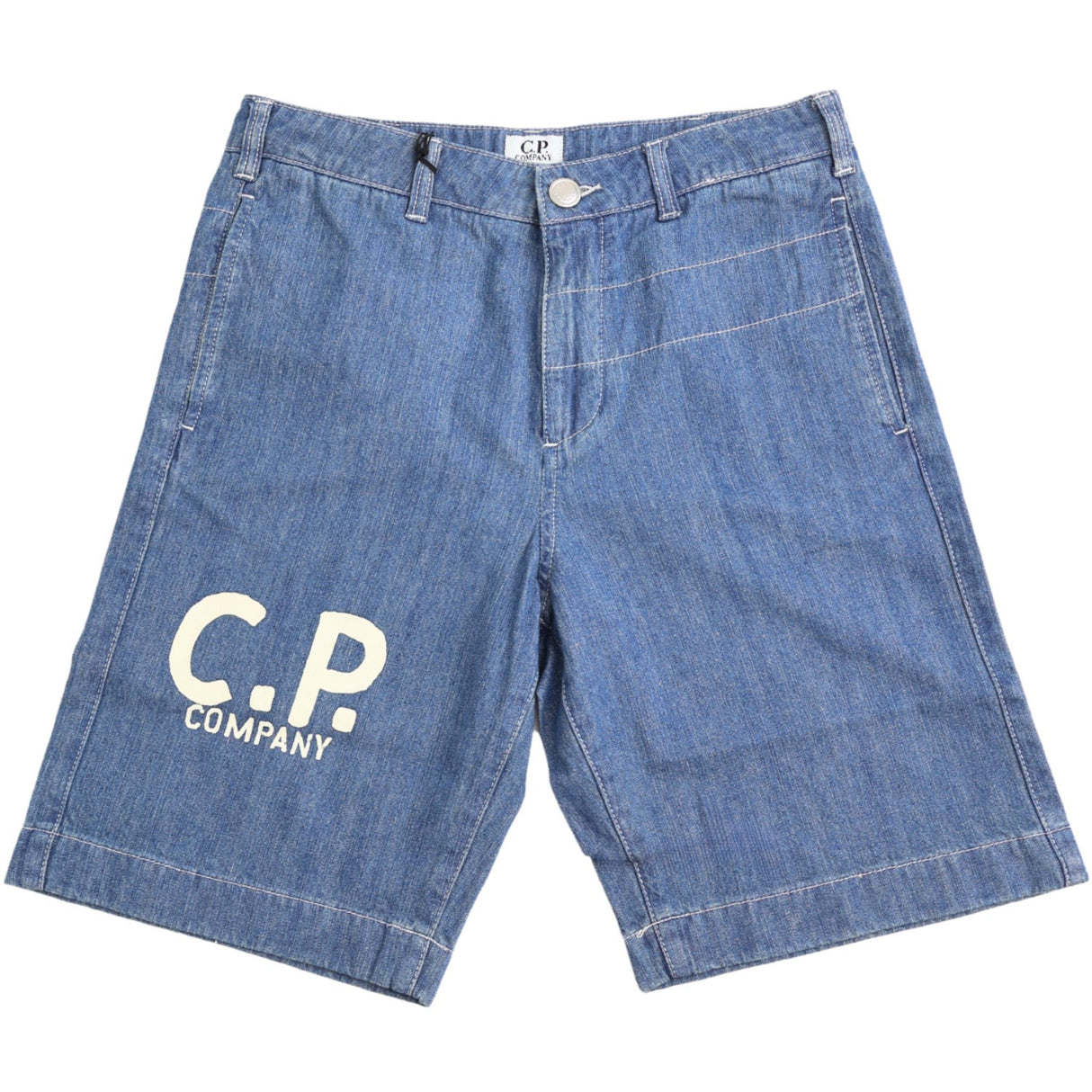 C.P. Company Indigo Blue Bermuda Denim