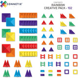 Connetix Rainbow Creative Pack 102 Styks