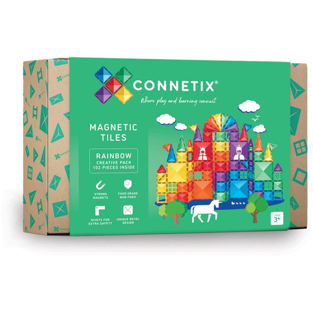 Connetix Rainbow Creative Pack 102 Styks