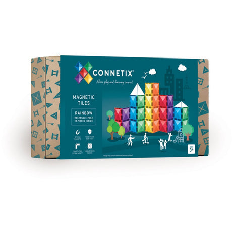 Connetix Rainbow Rectangle Pack 18 Styks