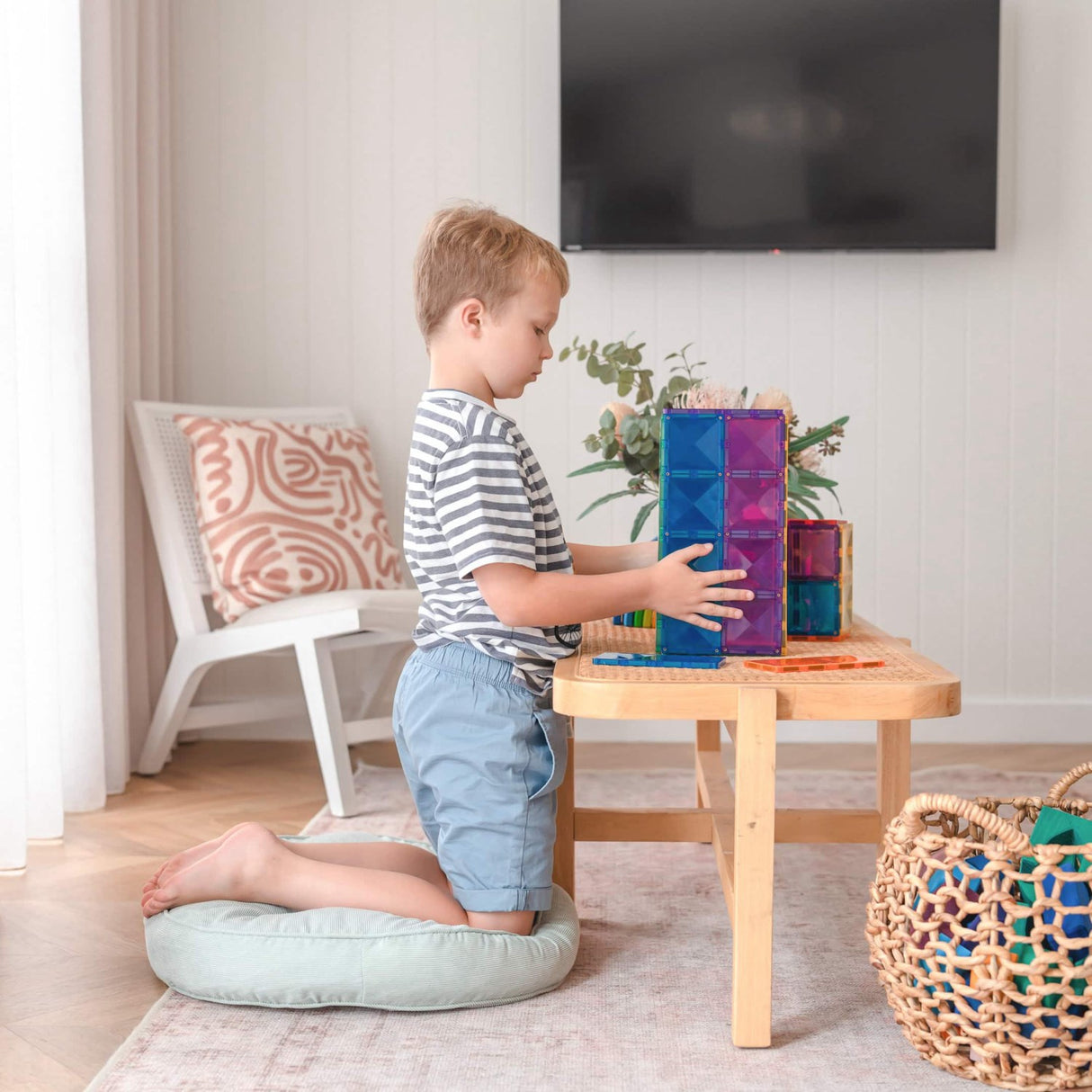 Connetix Rainbow Rectangle Pack 18 Styks