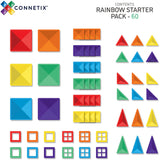 Connetix Rainbow Starter Pack 60 Styks