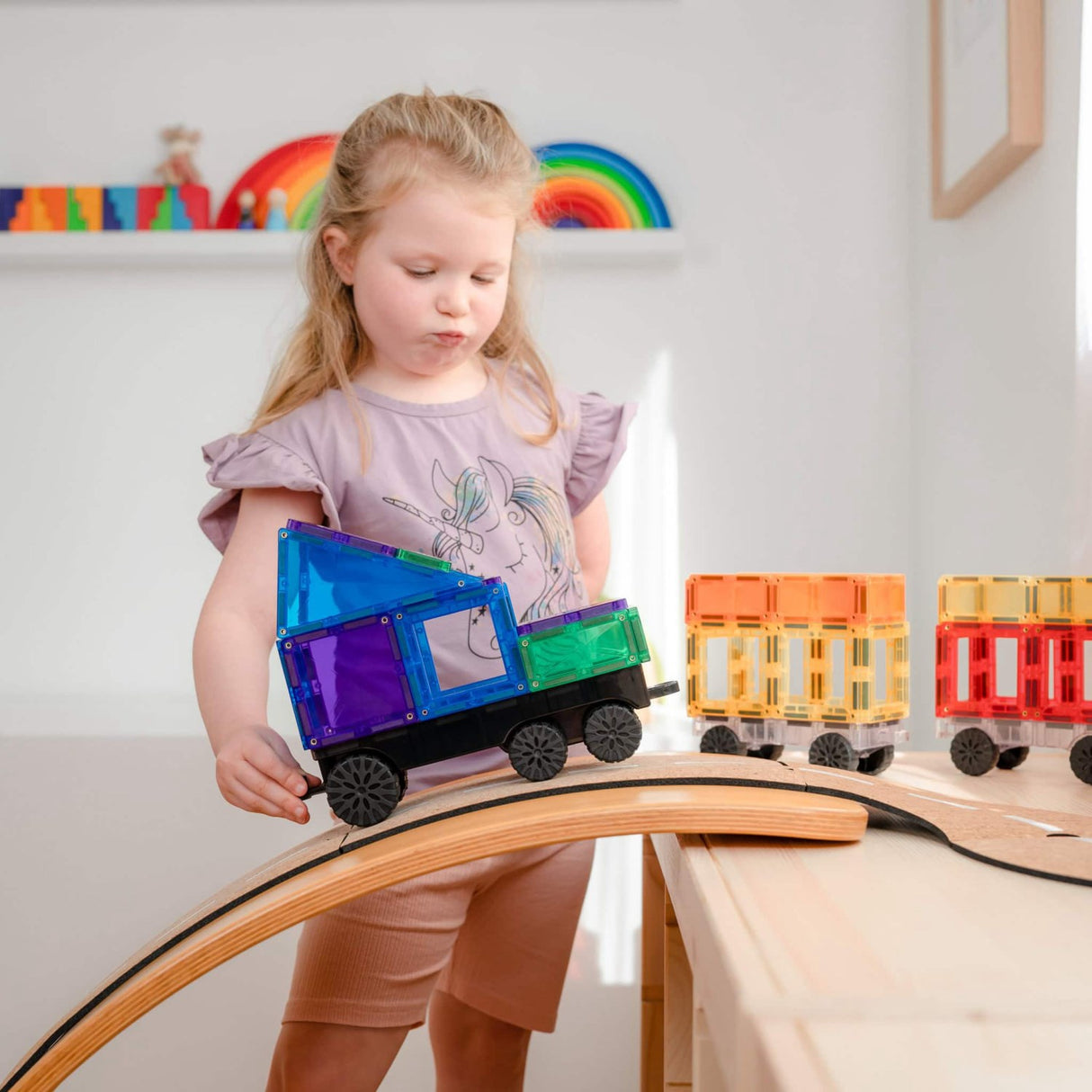 Connetix Rainbow Transport Pack 50 Styks