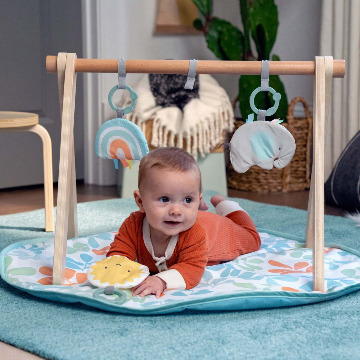 Ingenuity Sun Valley™ Wooden Leksak Arch & Play Mat
