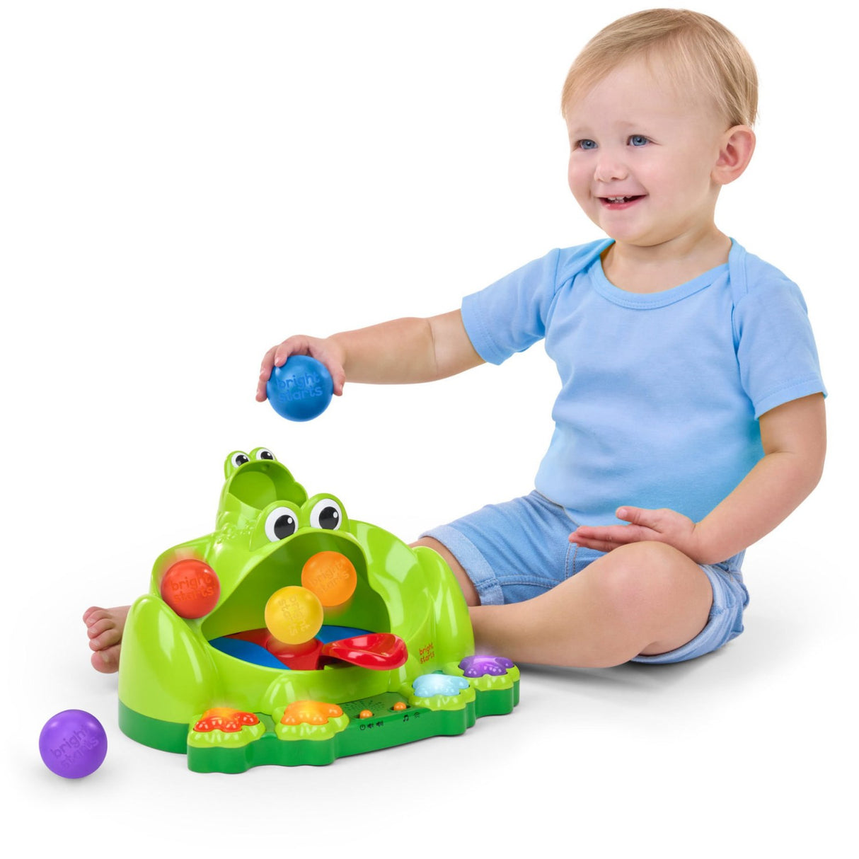 Bright Starts Poppin' Boll Frog™ Boll Play Leksak