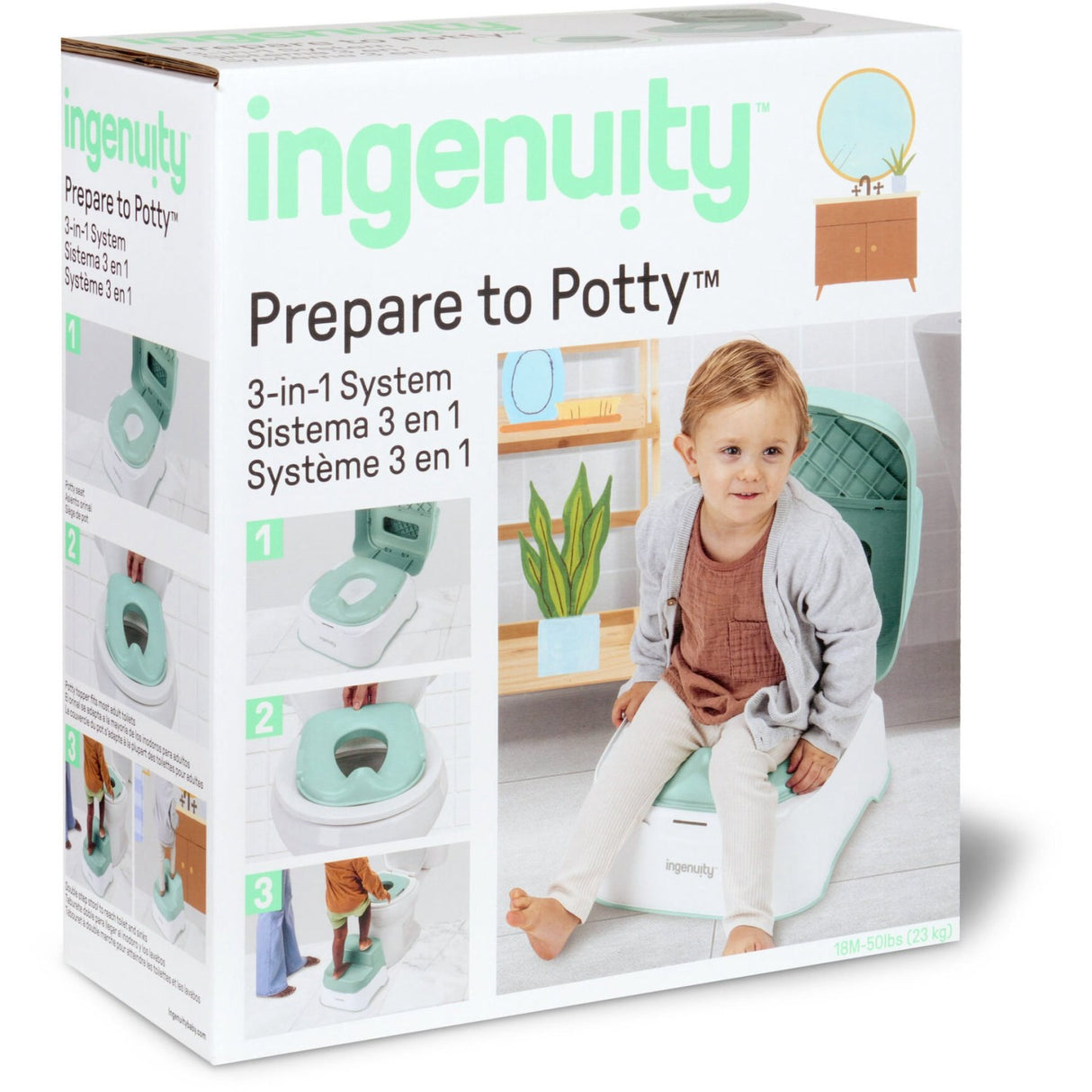 Ingenuity Prepare To Potty™ 3-In-1 System