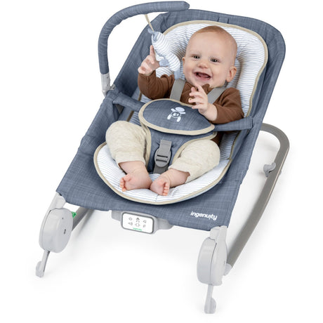 Ingenuity Chambray Happy Belly™ Rock-To-Bounce Massage Plats