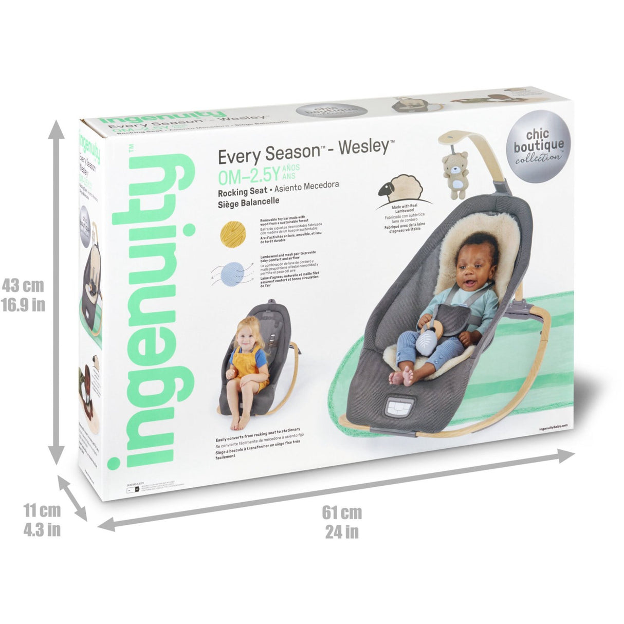 Ingenuity Every Season™ Rocking Plats - Wesley™