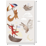 FILIBABBA Dreamy Adventurers Wallstickers