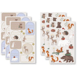 FILIBABBA Forest Friends Stickers Wonderful Winter