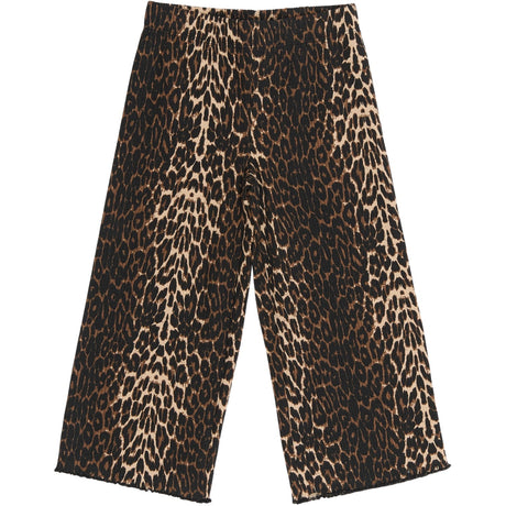 THE NEW Siblings Oxford Tan AOP Ellie Wide Rib Byxor