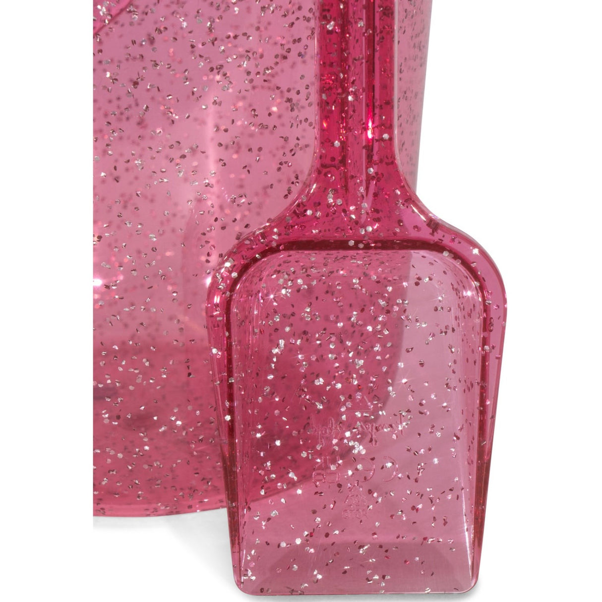 Konges Sløjd Sparkling Pink Strand Hink och Skyffel Glitter