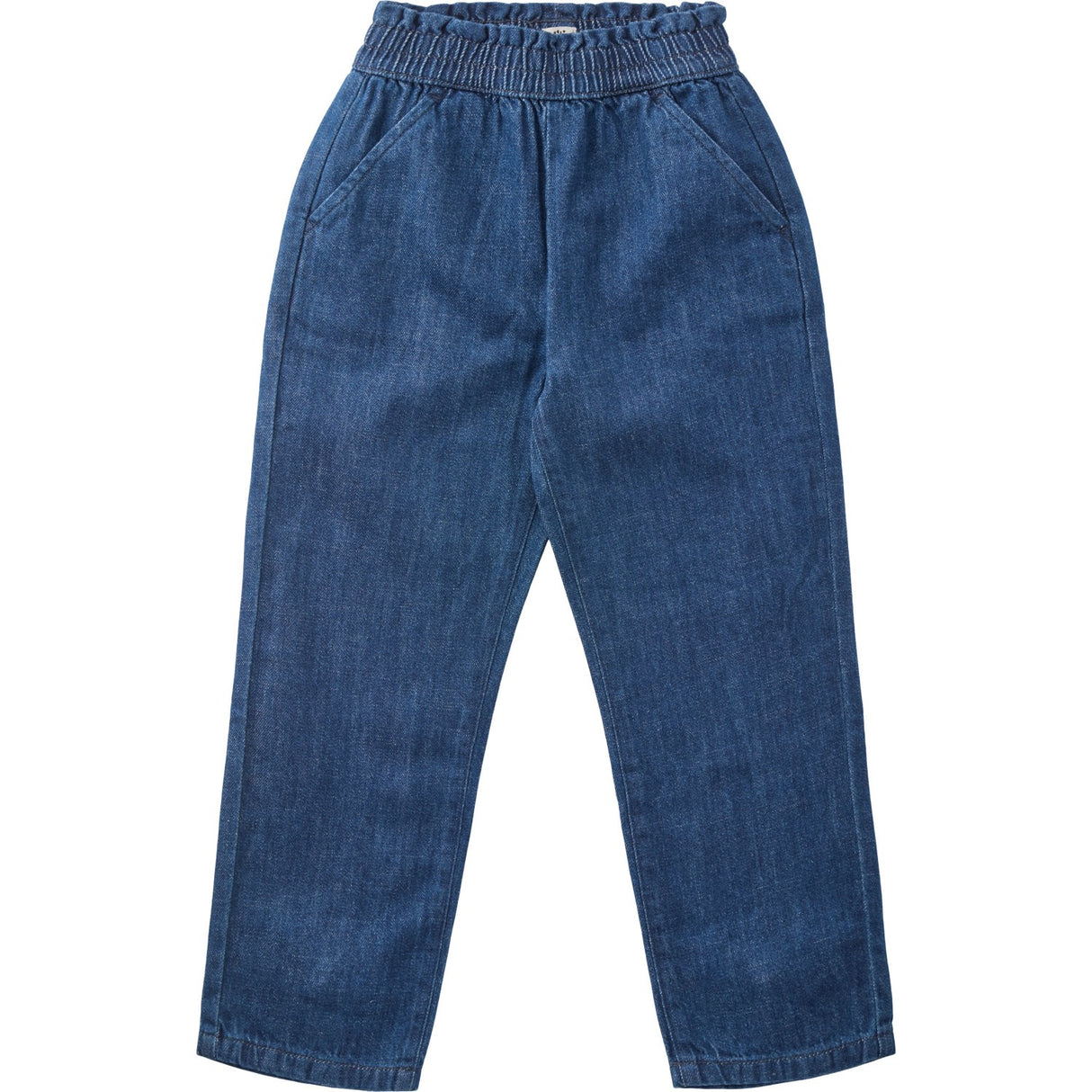 Copenhagen Colors Dark Indigo Blue Washed Organic Chinos M. Rosett Regular Fit