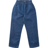 Copenhagen Colors Dark Indigo Blue Washed Organic Chinos M. Rosett Regular Fit