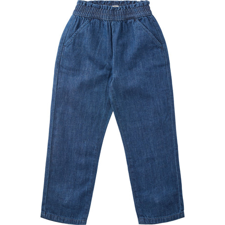 Copenhagen Colors Dark Indigo Blue Washed Organic Chinos M. Rosett Regular Fit