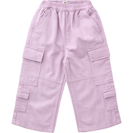COPENHAGEN COLORS Lavender Organic Cargo Twill Byxor