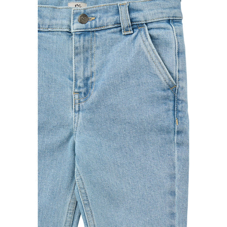 COPENHAGEN COLORS Lt. Blue Washed Organic Denim Chinos Byxor - Slim Fit