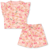 Konges Sløjd Rainbow Rosett Lin Frill Set Gots