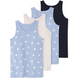 Name It Serenity Tank Topp 4-Pack Hearts Noos