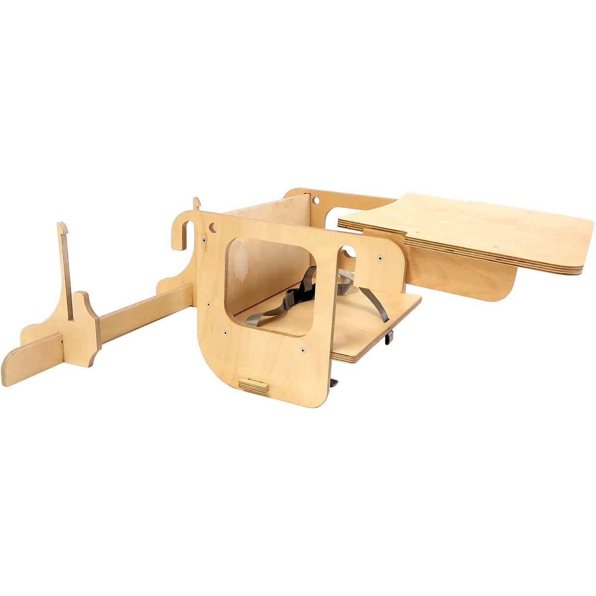 Duck Woodworks Natural High Chair Add-on för Learning Tower