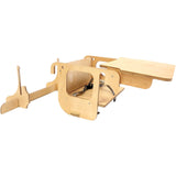 Duck Woodworks Natural High Chair Add-on för Learning Tower