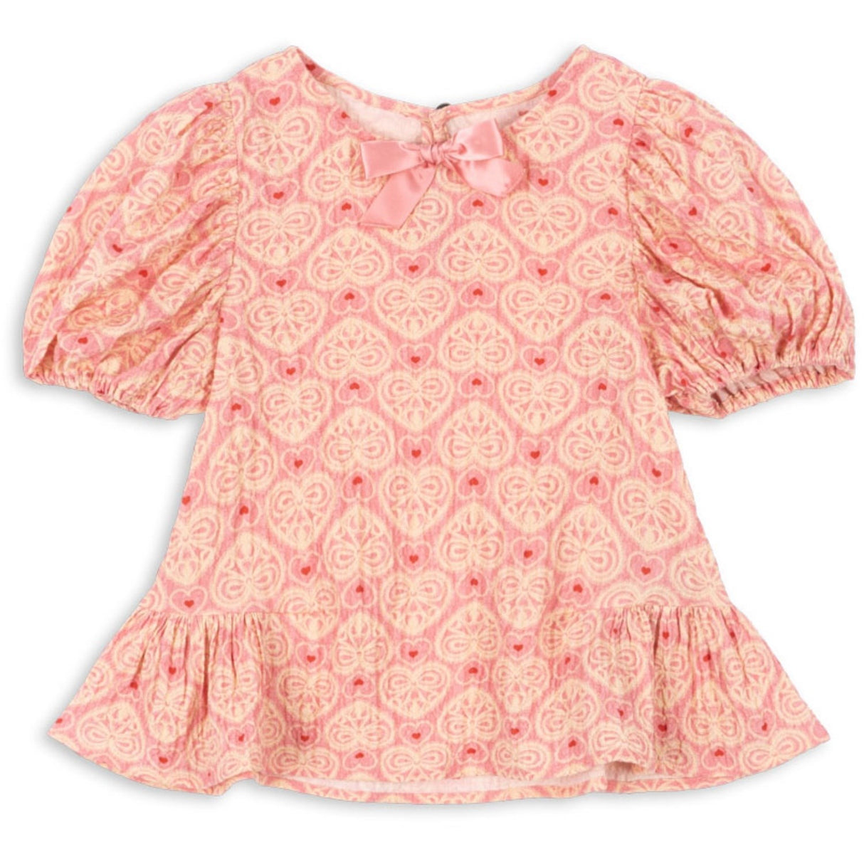 Konges Sløjd Lacy Pink Ava Ss Blus Gots