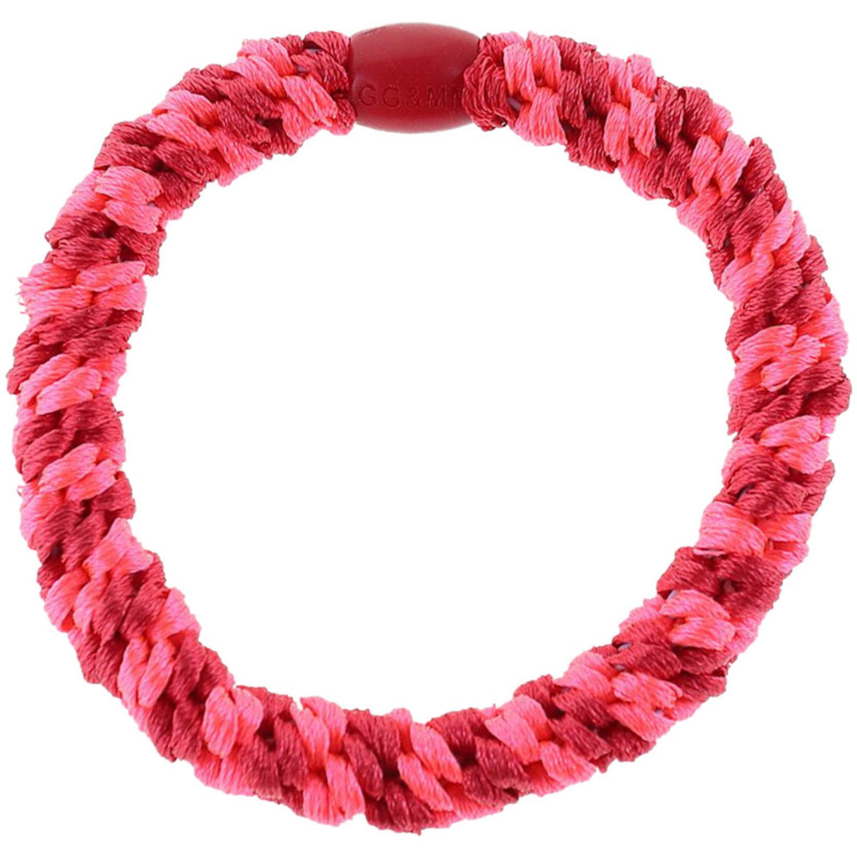 Bow's by Stær Flätat Hår Elastiskt - Multi Neon Rosa/Röd 6-pack