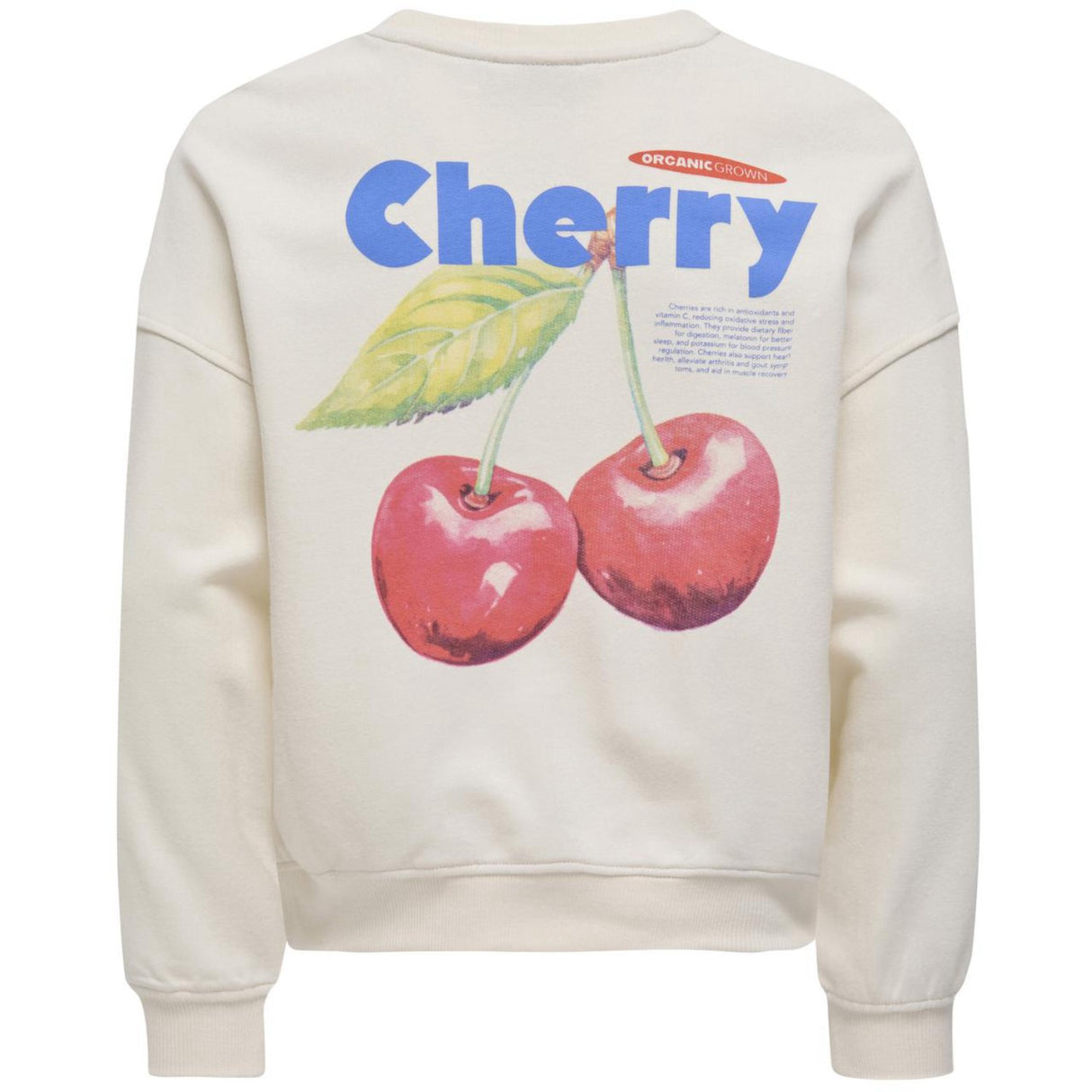 kids ONLY Tofu Cherry Philea Life Overzise Fruit O-neck Sweatshirt