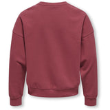 kids ONLY Earth Red Mango Philea Life Overzise Fruit O-neck Sweatshirt