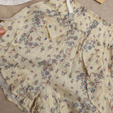 That's Mine Sprinkles Hearts Yellow Hailey Shorts