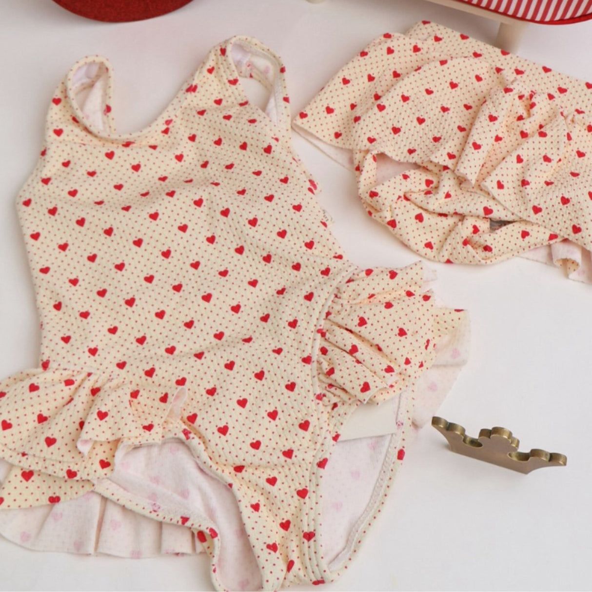 That's Mine Lots Of Love Red Safina Baddräkt