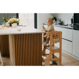 Duck Woodworks Natural High Chair Add-on för Learning Tower
