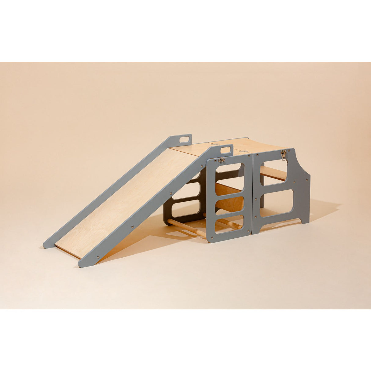 Duck Woodworks Foldable Kitchen Tower w. Slide Grey