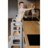 Duck Woodworks Foldable Kitchen Tower Grey