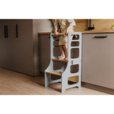Duck Woodworks Foldable Kitchen Tower Grey
