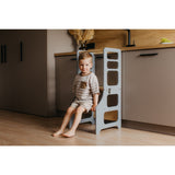 Duck Woodworks Foldable Kitchen Tower Grey