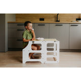 Duck Woodworks Foldable Kitchen Tower White